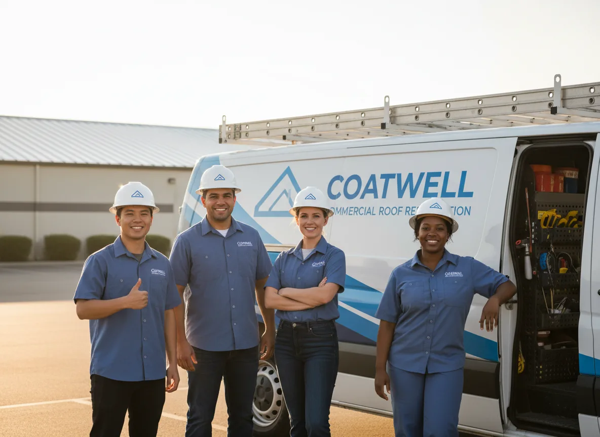Commercial roof coating company in Emeigh, PA